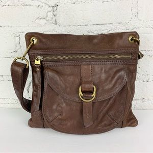 Fossil Brown Crossbody Bag